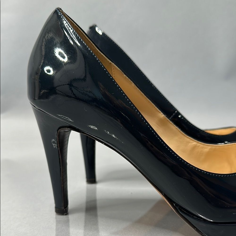 Cole Haan | Navy Blue | Patent Leather Pumps | Size 8.5 | Nike Air Sole (A-1525) - Picture 15 of 16